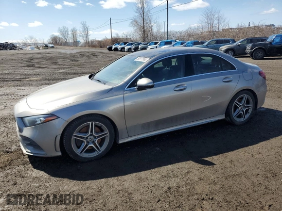 2019 Mercedes-Benz A 220 with VIN WDD3G4FBXKW009707, listed as a Copart auction lot 50912955 with 69,569 mi miles and Salvage Title. Bid and sale history available at DreamBid. Image 1.