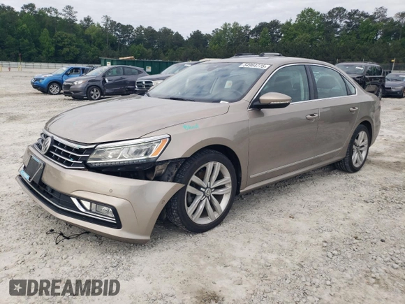 2016 Volkswagen Passat SEL with VIN 1VWCT7A39GC067109, listed as a Copart auction lot 54964775 with 143,763 mi miles and Salvage title. Bid and sale history available at DreamBid. Image 1.