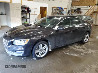 2015 Volvo S60 T5 Premier with VIN YV1612TBXF1307169, listed as a Copart auction lot 48152905 with 85,184 mi miles and Salvage Title. Bid and sale history available at carsss.com. Image 1.