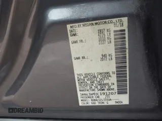 2018 Nissan Altima SR with VIN 1N4AL3AP0JC191207, listed as a IAAI auction lot 42033493 with 104,822 mi miles and . Bid and sale history available at carsss.com. Image 9.