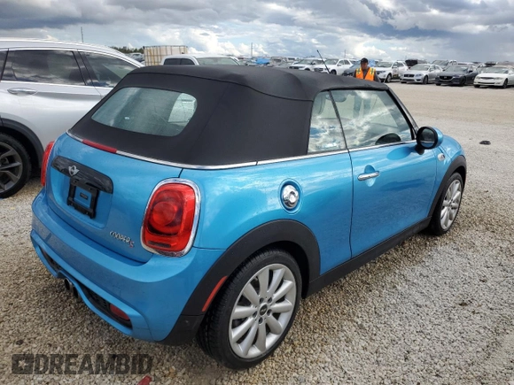 2018 MINI Convertible Cooper S with VIN WMWWG9C55J3E39003, listed as a Copart auction lot 78826004 with 30,147 mi miles and Non Repairable. Bid and sale history available at carsss.com. Image 3.