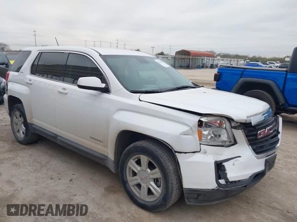 2016 GMC Terrain SLE with VIN 2GKALMEK5G6346211, listed as a IAAI auction lot 41260113 with 28,229 mi miles and . Bid and sale history available at carsss.com. Image 1.
