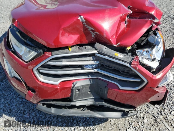 2019 Ford EcoSport SE with VIN MAJ6S3GL8KC282630, listed as a Copart auction lot 54674215 with 19,529 mi miles and Salvage Title. Bid and sale history available at DreamBid. Image 12.