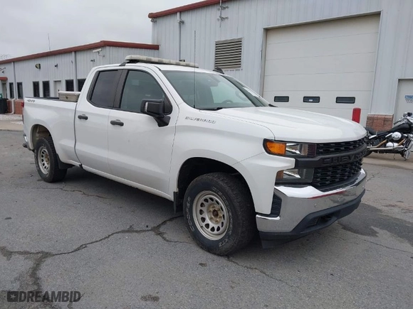 2019 Chevrolet Silverado 1500 Work Truck with VIN 1GCRYAEH8KZ276297, listed as a IAAI auction lot 41927421 with 150,783 mi miles. Bid and sale history available at carsss.com. Image 1.
