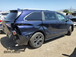 2025 Toyota Sienna Platinum z VIN 5TDESKFC3SS169619, wystawiony jako Copart lot #55838875 z przebiegiem 3 127 mil mil oraz Szkoda całkowita • Salvage title. Historia ofert i sprzedaży dostępna na DreamBid. Obrazek 3.