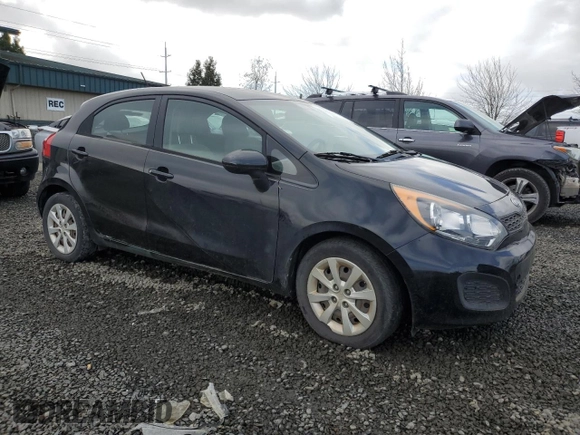 2015 Kia Rio LX with VIN KNADM5A30F6509794, listed as a Copart auction lot 46906075 with 80,546 mi miles and Clean Title. Bid and sale history available at carsss.com. Image 4.