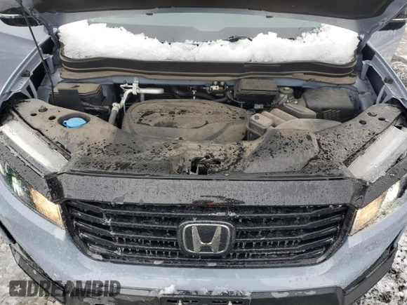 2023 Honda Ridgeline Black Edition with VIN 5FPYK3F85PB031985, listed as a Copart auction lot 45533085 with 23,453 mi miles and Salvage title. Bid and sale history available at DreamBid. Image 12.