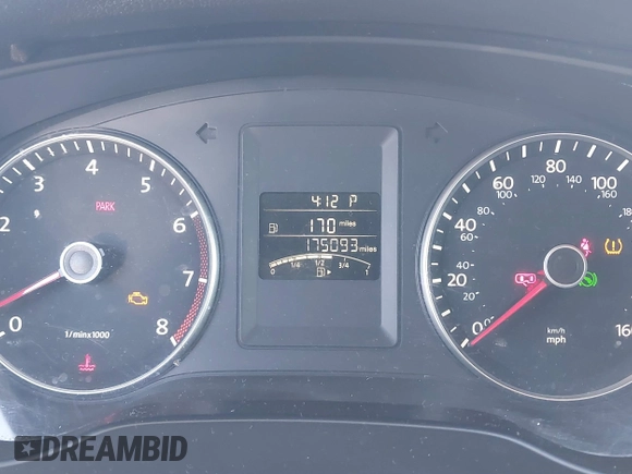 2013 Volkswagen Jetta SE with VIN 3VWDP7AJ6DM412727, listed as a IAAI auction lot 41824054 with 175,093 mi miles and . Bid and sale history available at DreamBid. Image 15.