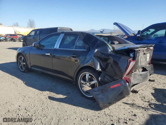 2005 Cadillac STS with VIN 1G6DW677950205445, listed as a Copart auction lot 42738115 with 160,701 mi miles and Salvage Title. Bid and sale history available at carsss.com. Image 2.