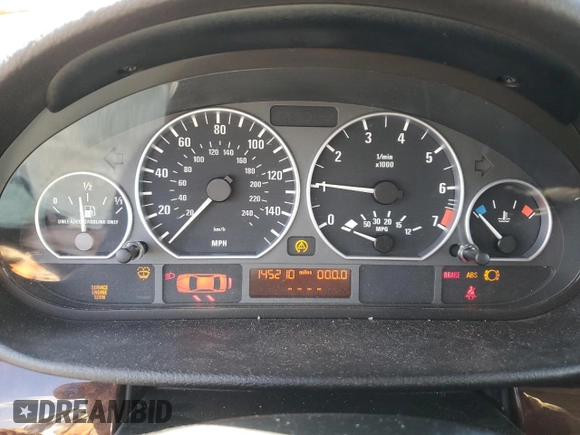 2004 BMW 3 Series 330xi with VIN WBAEW53444PG11808, listed as a Copart auction lot 47438665 with 145,210 mi miles and Salvage Title. Bid and sale history available at carsss.com. Image 9.