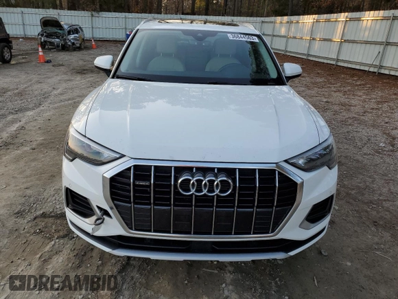 2020 Audi Q3 Premium with VIN WA1AECF38L1011684, listed as a Copart auction lot 36844563 with 70,503 mi miles. Bid and sale history available at carsss.com. Image 5.