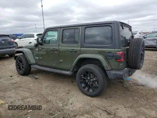 2023 Jeep Wrangler Sahara with VIN 1C4JJXP61PW528948, listed as a Copart auction lot 46866885 with 38,191 mi miles and Clean Title. Bid and sale history available at DreamBid. Image 2.