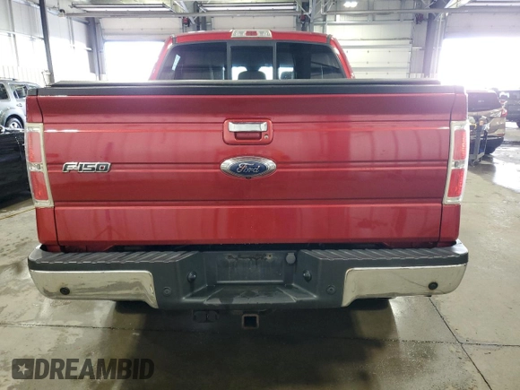 2012 Ford F-150 XL with VIN 1FTFW1ET4CKE22489, listed as a Copart auction lot 51338375 with 244,955 mi miles and Salvage Title. Bid and sale history available at DreamBid. Image 6.