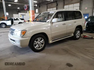2003 Lexus LX with VIN JTJHT00W833528660, listed as a Copart auction lot 55594575 with 192,206 mi miles and Clean Title. Bid and sale history available at carsss.com. Image 1.