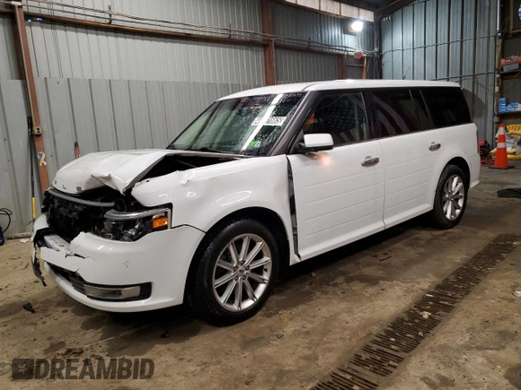 2017 Ford Flex Limited with VIN 2FMHK6D86HBA05113, listed as a Copart auction lot 44061665 with 104,090 mi miles and Clean Title. Bid and sale history available at carsss.com. Image 1.