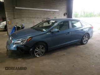 2017 Hyundai Sonata 2.4L z VIN 5NPE24AFXHH525382, wystawiony jako Copart lot #59918015 z przebiegiem 40 394 mil mil oraz Szkoda całkowita • Salvage title. Historia ofert i sprzedaży dostępna na DreamBid. Obrazek 1.