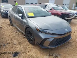 2025 Toyota Camry LE with VIN 4T1DAACK6SU510894, listed as a IAAI auction lot 42048585 with 12,601 mi miles and . Bid and sale history available at DreamBid. Image 1.