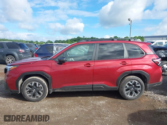 2025 Subaru Forester Premium with VIN JF2SLDBCXSH524065, listed as a IAAI auction lot 42329720 with 2,875 mi miles and . Bid and sale history available at DreamBid. Image 14.