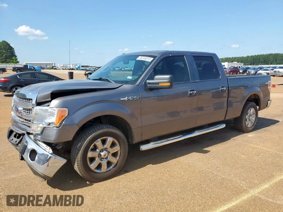 2013 Ford F-150 XL with VIN 1FTFW1CF8DKE32876, listed as a Copart auction lot 58246815 with 165,102 mi miles and Salvage title. Bid and sale history available at DreamBid. Image 1.
