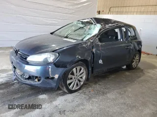 2012 Volkswagen Golf TDI w/Sunroof & Nav z VIN WVWMM7AJ6CW147740, wystawiony jako Copart lot #53349135 z przebiegiem 124 687 mil mil oraz Szkoda całkowita • Salvage title. Historia ofert i sprzedaży dostępna na DreamBid. Obrazek 1.