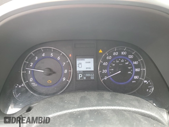 2013 Infiniti FX with VIN JN8CS1MW1DM174609, listed as a Copart auction lot 58953865 with 130,022 mi miles and Clean title. Bid and sale history available at DreamBid. Image 9.