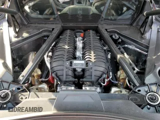 2025 Chevrolet Corvette 1LZ with VIN 1G1YD2D36S5600639, listed as a Copart auction lot 86425904 with 463 mi miles and Salvage Title. Bid and sale history available at DreamBid. Image 12.