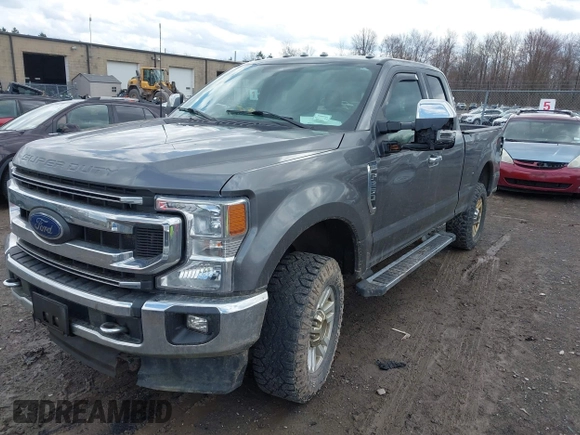 2022 Ford Super Duty F-250 SRW XL with VIN 1FT7X2B68NEC54413, listed as a IAAI auction lot 41908487 with 91,119 mi miles. Bid and sale history available at carsss.com. Image 2.