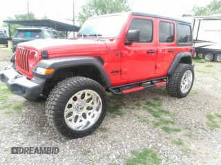 2024 Jeep Wrangler Sport S with VIN 1C4PJXDNXRW110431, listed as a IAAI auction lot 42156570 with 9,699 mi miles. Bid and sale history available at carsss.com. Image 21.