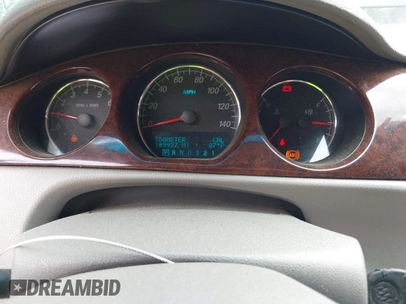 2011 Buick Lucerne CXL with VIN 1G4HC5EM5BU140670, listed as a IAAI auction lot 39835697 with 189,927 mi miles and . Bid and sale history available at DreamBid. Image 7.