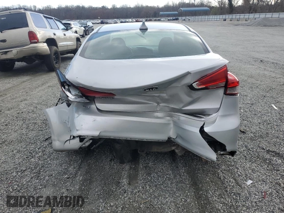 2017 Kia Forte LX with VIN 3KPFK4A79HE045304, listed as a Copart auction lot 48593325 with 86,087 mi miles and Salvage Title. Bid and sale history available at carsss.com. Image 6.