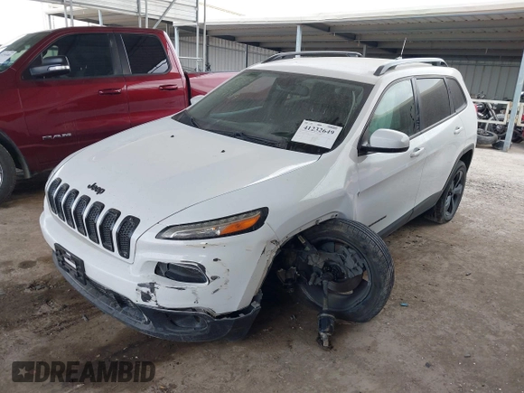 2016 Jeep Cherokee Latitude with VIN 1C4PJLCB5GW207159, listed as a IAAI auction lot 41232649 with 103,991 mi miles. Bid and sale history available at carsss.com. Image 17.