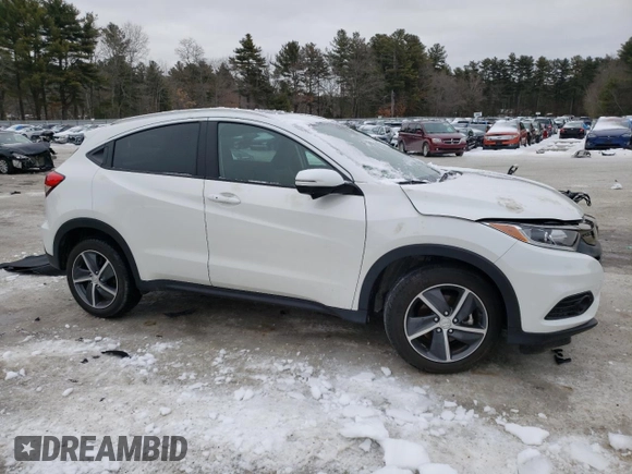 2022 Honda HR-V EX with VIN 3CZRU6H57NM774811, listed as a Copart auction lot 46120225 with 12,321 mi miles and Salvage Title. Bid and sale history available at carsss.com. Image 4.