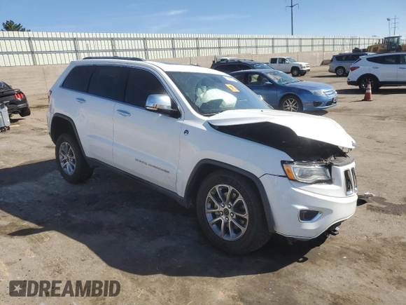 2016 Jeep Grand Cherokee Limited with VIN 1C4RJFBG0GC350934, listed as a Copart auction lot 73060534 with Not provided miles and Salvage title. Bid and sale history available at DreamBid. Image 4.