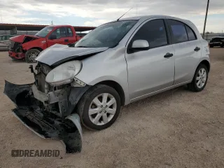 2012 Nissan Micra z VIN 3N1CK3CD0CL210311, wystawiony jako Copart lot #62140664 z przebiegiem 218 527 mil mil oraz Szkody całkowita. Historia ofert i sprzedaży dostępna na DreamBid. Obrazek 1.