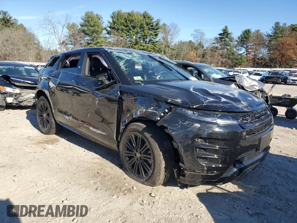 2024 Land Rover Range Rover Evoque Dynamic SE with VIN SALZL2FX7RH244122, listed as a Copart auction lot 79873864 with 3,556 mi miles and Salvage Title. Bid and sale history available at carsss.com. Image 4.