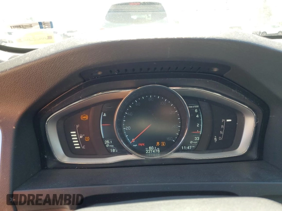 2015 Volvo S60 T5 Premier with VIN YV1612TK0F2365835, listed as a Copart auction lot 53714535 with 227,478 mi miles and Clean Title. Bid and sale history available at carsss.com. Image 9.