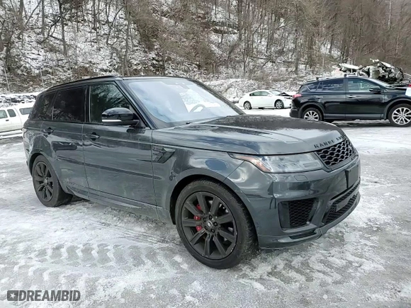 2020 Land Rover Range Rover Sport HST with VIN SALWS2RU6LA737782, listed as a Copart auction lot 45409675 with 57,388 mi miles and Salvage Title. Bid and sale history available at carsss.com. Image 12.
