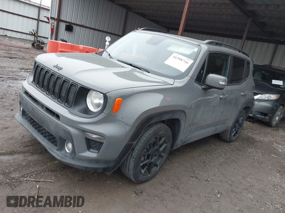 2020 Jeep Renegade Latitude with VIN ZACNJABB4LPM07063, listed as a IAAI auction lot 41398716 with 29,576 mi miles and . Bid and sale history available at DreamBid. Image 2.