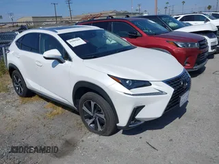 2021 Lexus NX with VIN JTJGARBZ1M5028701, listed as a IAAI auction lot 41989460 with 39,785 mi miles. Bid and sale history available at carsss.com. Image 1.