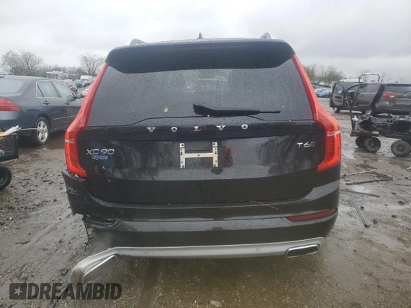2017 Volvo XC90 with VIN YV4A22PK5H1186817, listed as a Copart auction lot 52680545 with 61,312 mi miles and Salvage Title. Bid and sale history available at DreamBid. Image 6.