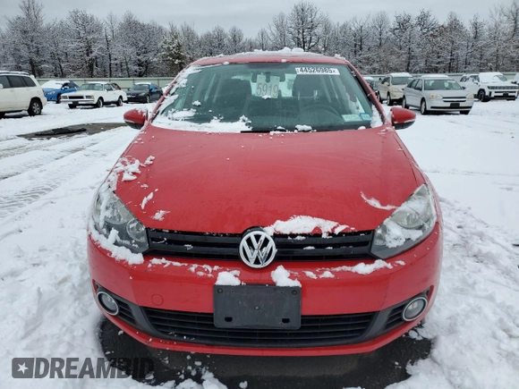 2013 Volkswagen Golf TDI with VIN WVWDM7AJ3DW089104, listed as a Copart auction lot 44526985 with 73,570 mi miles and Salvage title. Bid and sale history available at DreamBid. Image 5.