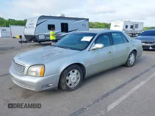 2003 Cadillac DeVille with VIN 1G6KD54YX3U102528, listed as a IAAI auction lot 42159424 with 108,720 mi miles. Bid and sale history available at carsss.com. Image 2.
