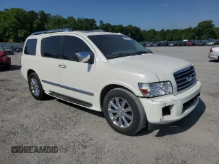 2010 Infiniti QX56 with VIN 5N3ZA0NF3AN904787, listed as a Copart auction lot 55149195 with 227,730 mi miles and Salvage title. Bid and sale history available at DreamBid. Image 4.