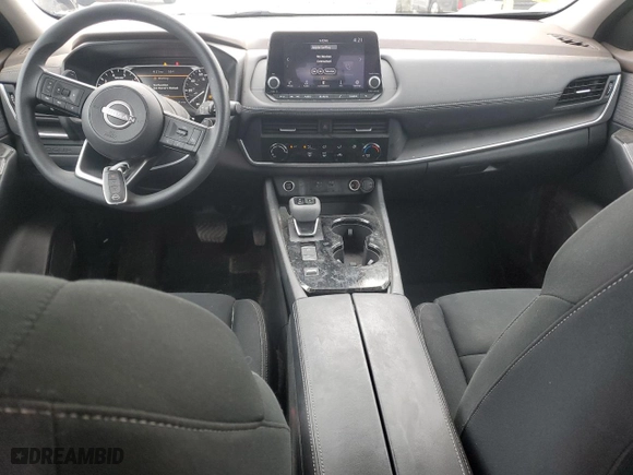 2023 Nissan Rogue S with VIN 5N1BT3AA1PC910219, listed as a Copart auction lot 47747605 with 18,445 mi miles and Salvage Title. Bid and sale history available at carsss.com. Image 8.