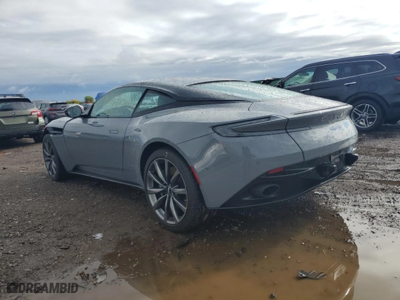 2019 Aston Martin DB11 V8 with VIN SCFRMFAW0KGL06287, listed as a Copart auction lot 62828302 with 0 mi miles. Bid and sale history available at carsss.com. Image 3.