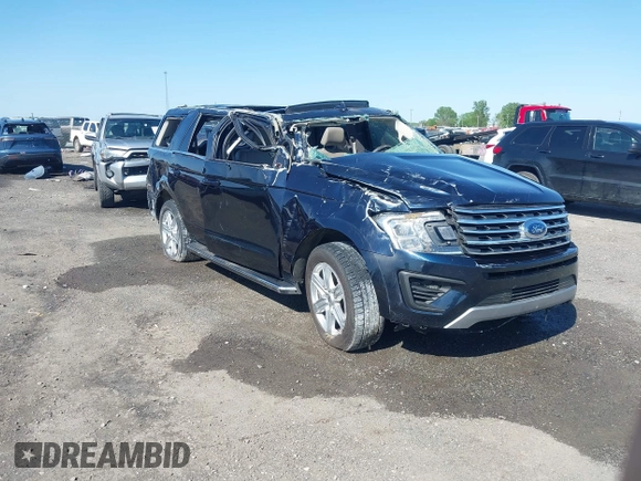 2021 Ford Expedition XLT with VIN 1FMJU1HT1MEA60855, listed as a IAAI auction lot 41962157 with 100,178 mi miles and . Bid and sale history available at DreamBid. Image 1.