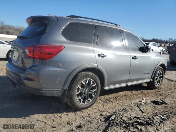2020 Nissan Pathfinder SL with VIN 5N1DR2CM3LC647573, listed as a Copart auction lot 46622045 with 61,740 mi miles and Salvage Title. Bid and sale history available at carsss.com. Image 3.