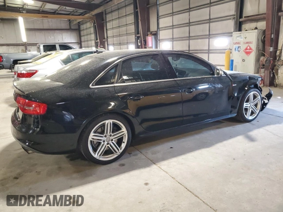 2014 Audi S4 Premium Plus z VIN WAUBGAFL9EA017499, wystawiony jako Copart lot #56227705 z przebiegiem 100 439 mil mil oraz Szkoda całkowita • Salvage title. Historia ofert i sprzedaży dostępna na DreamBid. Obrazek 3.