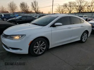 2015 Chrysler 200 Limited with VIN 1C3CCCAB0FN612527, listed as a Copart auction lot 48895455 with 146,991 mi miles and Salvage title. Bid and sale history available at DreamBid. Image 1.