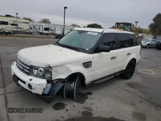 2009 Land Rover Range Rover Sport SC with VIN SALSH23439A211382, listed as a Copart auction lot 80353254 with 141,209 mi miles and Salvage Title. Bid and sale history available at DreamBid. Image 1.